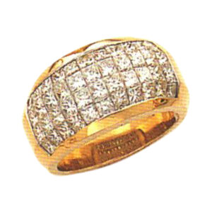 Exquisite 2.71 Carat Diamond Band, Available in 14k, 18k, and Platinum