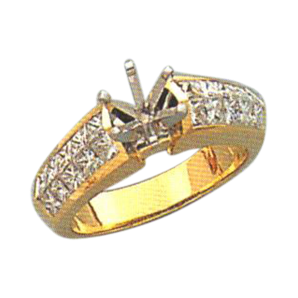 Elegant 1.48 Carat Diamond Ring, Available in 14k, 18k, and Platinum
