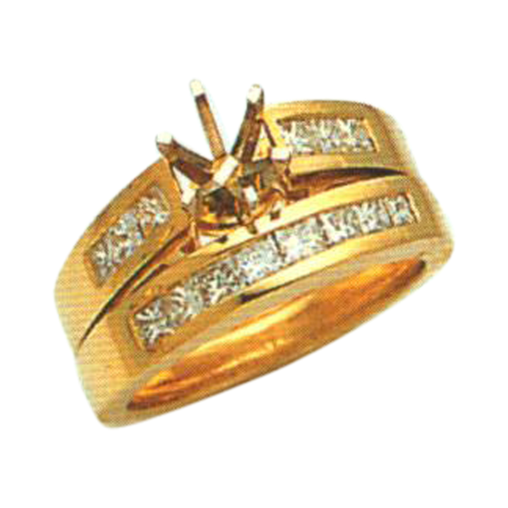 Princess-Cut 0.99 Carat Diamond Ring - Available in 14k, 18k, and Platinum