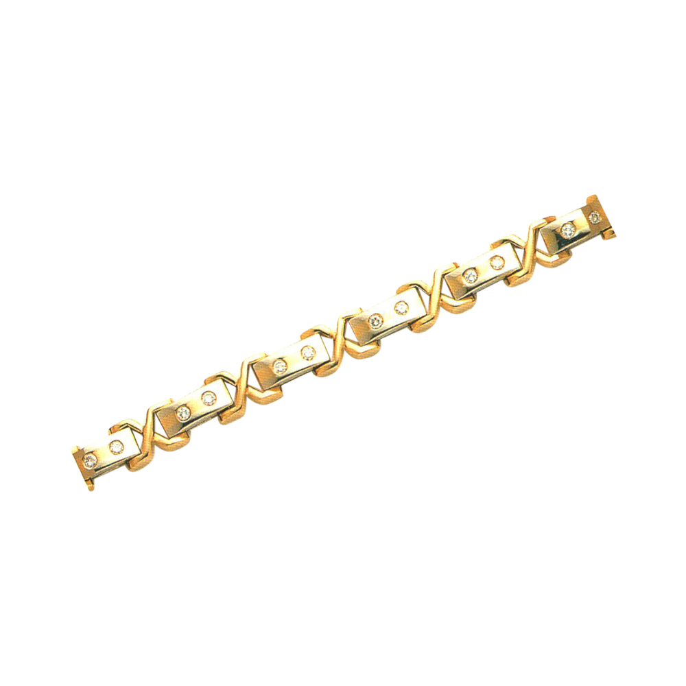 Elegant Round-Cut Diamond Bracelet 0.68 Carats in 14k, 18k, or Platinum