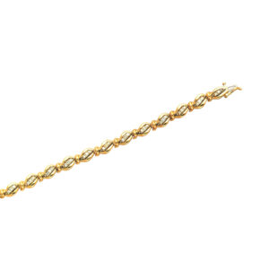 Elegance Unveiled Round-Cut Diamond Bracelet in 14k, 18k, or Platinum