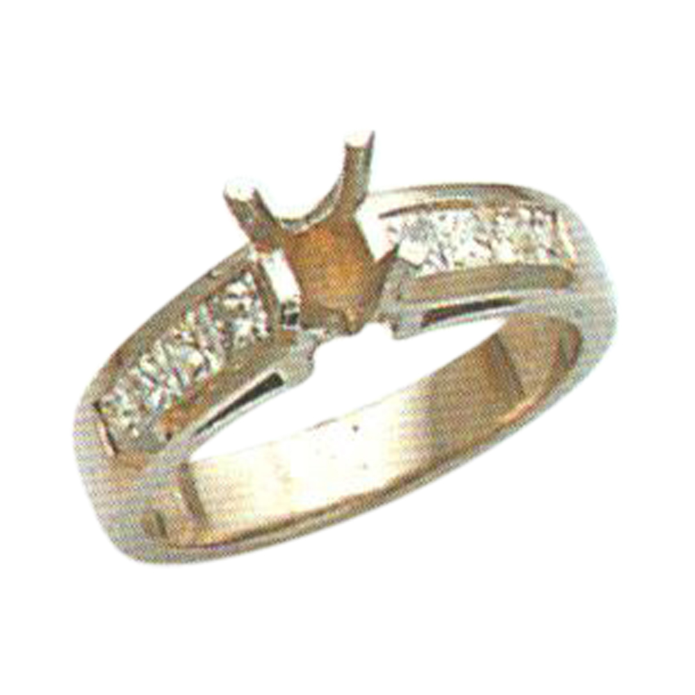 Regal Radiance Princess-Cut 0.67ct Diamond Ring in 14k, 18k, or Platinum