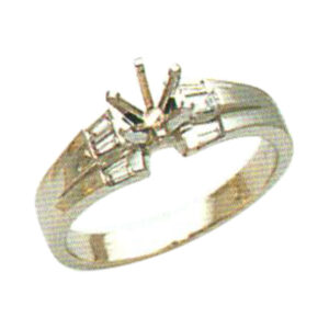 Timeless Beauty Baguette 0.24ct Diamond Ring in 14k, 18k, or Platinum