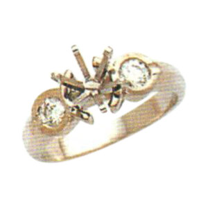 Elegance Redefined 0.32 Carat Round-Cut Diamond Ring in 14k, 18k, or Platinum