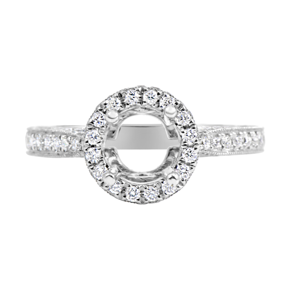 Sherry 14 karat White Gold Diamond Engagement Ring (0.68 ctw)
