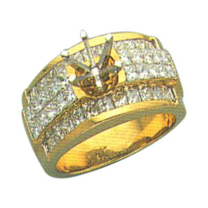 Exquisite 2.13 Carat Diamond Ring, Available in 14k, 18k, and Platinum