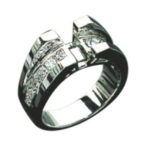 Elegant Princess-Cut Diamond Ring - 20 Diamonds, 0.81 Carats, and Your Choice of 14k, 18k, or Platinum