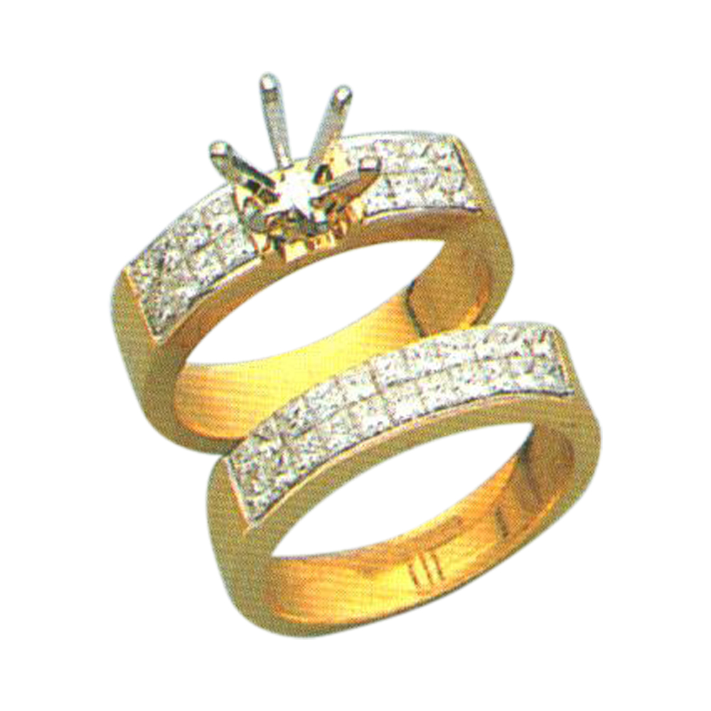 Exquisite 1.40 Carat Princess Cut Diamond Ring - Available in 14k, 18k, and Platinum