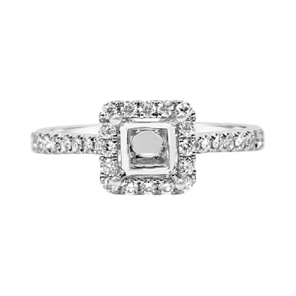 Nakar Platnium Diamond Engagement Ring (3/4 ctw)