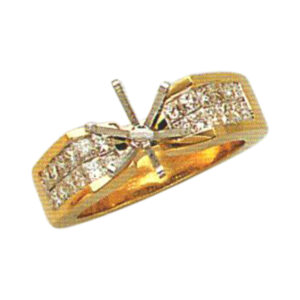 Timeless Elegance 0.92 Carat Princess-Cut Diamond Ring in 14k, 18k, and Platinum