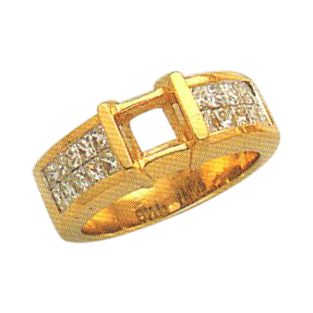 1.18 Carat Princess-Cut Diamond Ring - Available in 14k, 18k, and Platinum