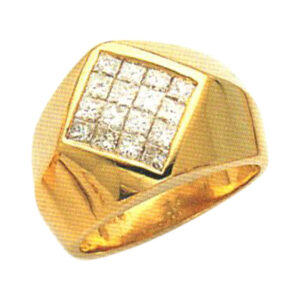 Radiant Royalty 1.54 Carat Princess-Cut Diamond Ring in 14k, 18k, and Platinum