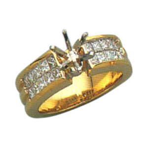 Timeless Brilliance 1.01 Carat Princess-Cut Diamond Ring in 14k, 18k, and Platinum
