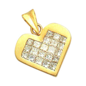 Enchanting Radiance 1.81 Carat Princess-Cut Diamond Pendant in 14k, 18k, and Platinum