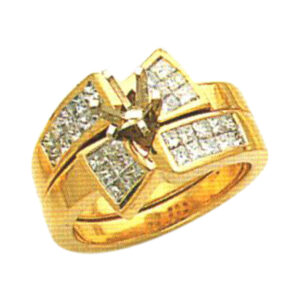 Timeless Allure 1.00 Carat Princess-Cut Diamond Ring in 14k, 18k, and Platinum