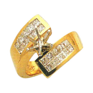 Enchanted Elegance 1.33 Carat Princess-Cut Diamond Ring in 14k, 18k, and Platinum