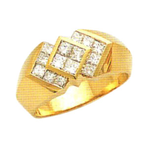 Eternal Beauty 1.14 Carat Princess-Cut Diamond Ring in 14k, 18k, and Platinum