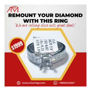 REMOUNT YOUR DIAMOND WITH THIS ENGAGEMENT RING And It Is Available In 14k, 18k, And Platinum